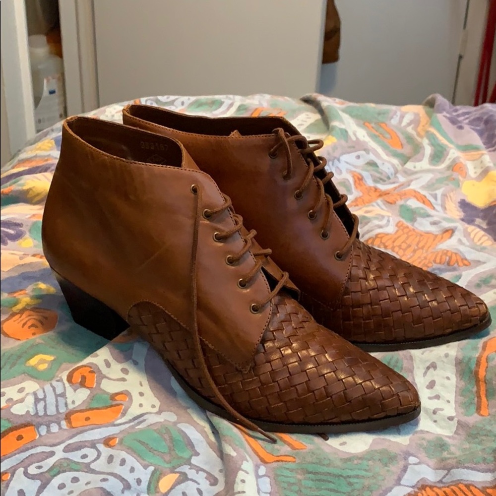 Courtney Taylor Tan Leather Sole Boots
